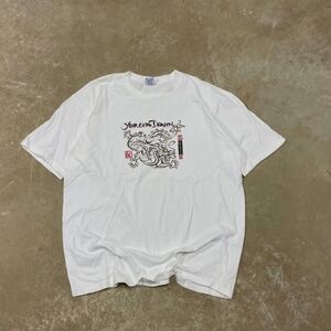 Vtg Crazy Shirts Hawaii XL Year of the Dragon T-Shirt Single Stitch Zodiac Tee